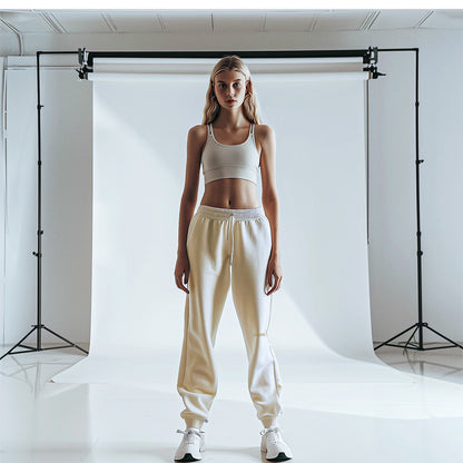 ETIQUETA BORDADA MOON MIST // CALÇA DE MOLETOM